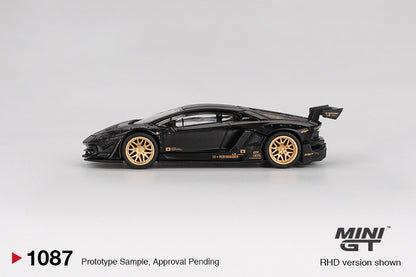 Mini GT 1:64 LB★WORKS Lamborghini Aventador Limited Edition - Matte Black