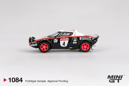 Mini GT 1:64 Lancia Stratos HF #4 1978 Rally Sanremo Winner