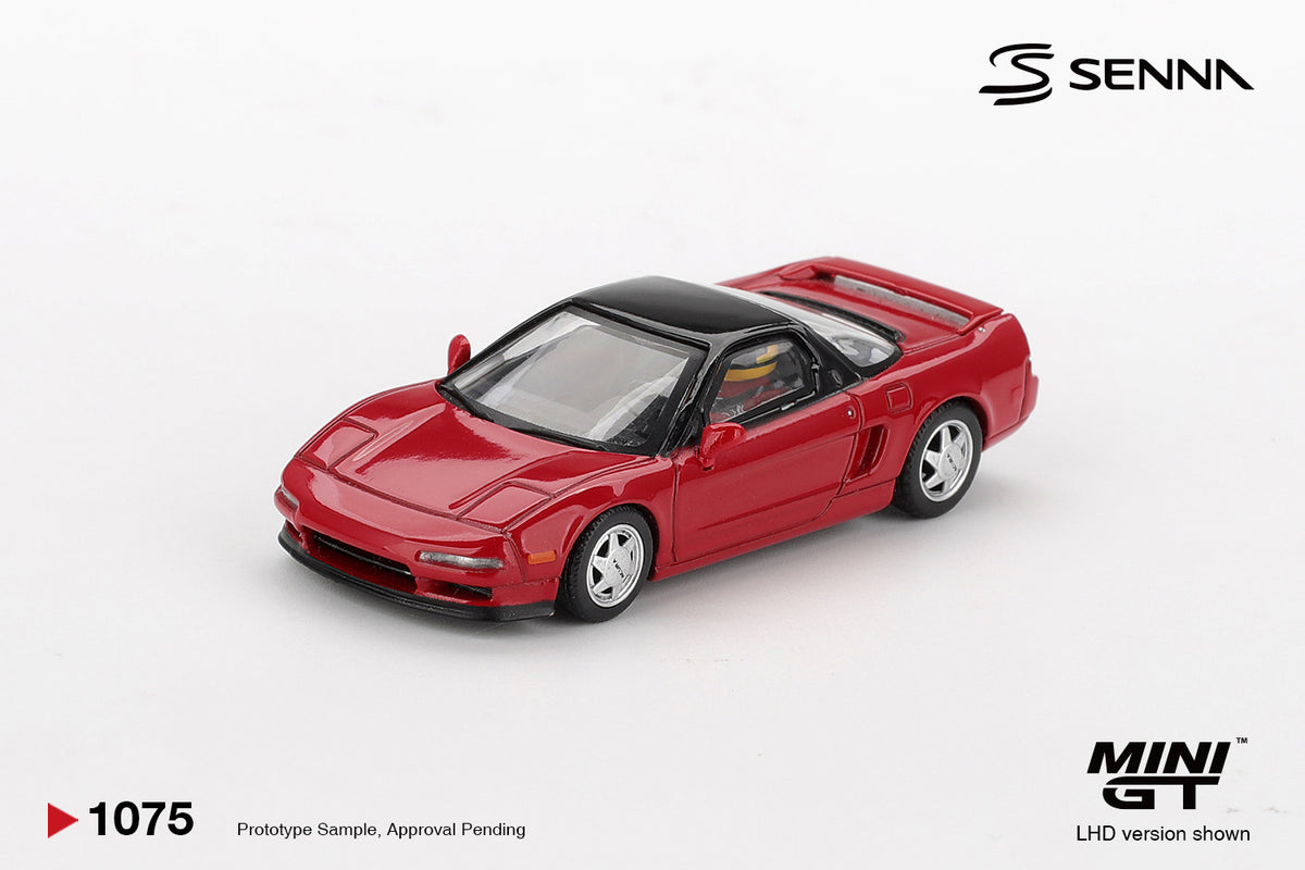 Mini GT 1:64 Honda NS-X Prototype Midship Sports 1989 Ayrton Senna w/Figure