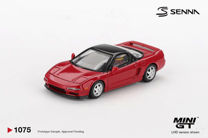 Mini GT 1:64 Honda NS-X Prototype Midship Sports 1989 Ayrton Senna w/Figure