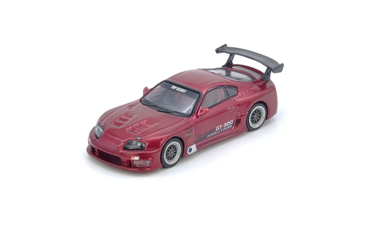 INNO64 1:64 Toyota Supra (A80) "Top Secret" Red