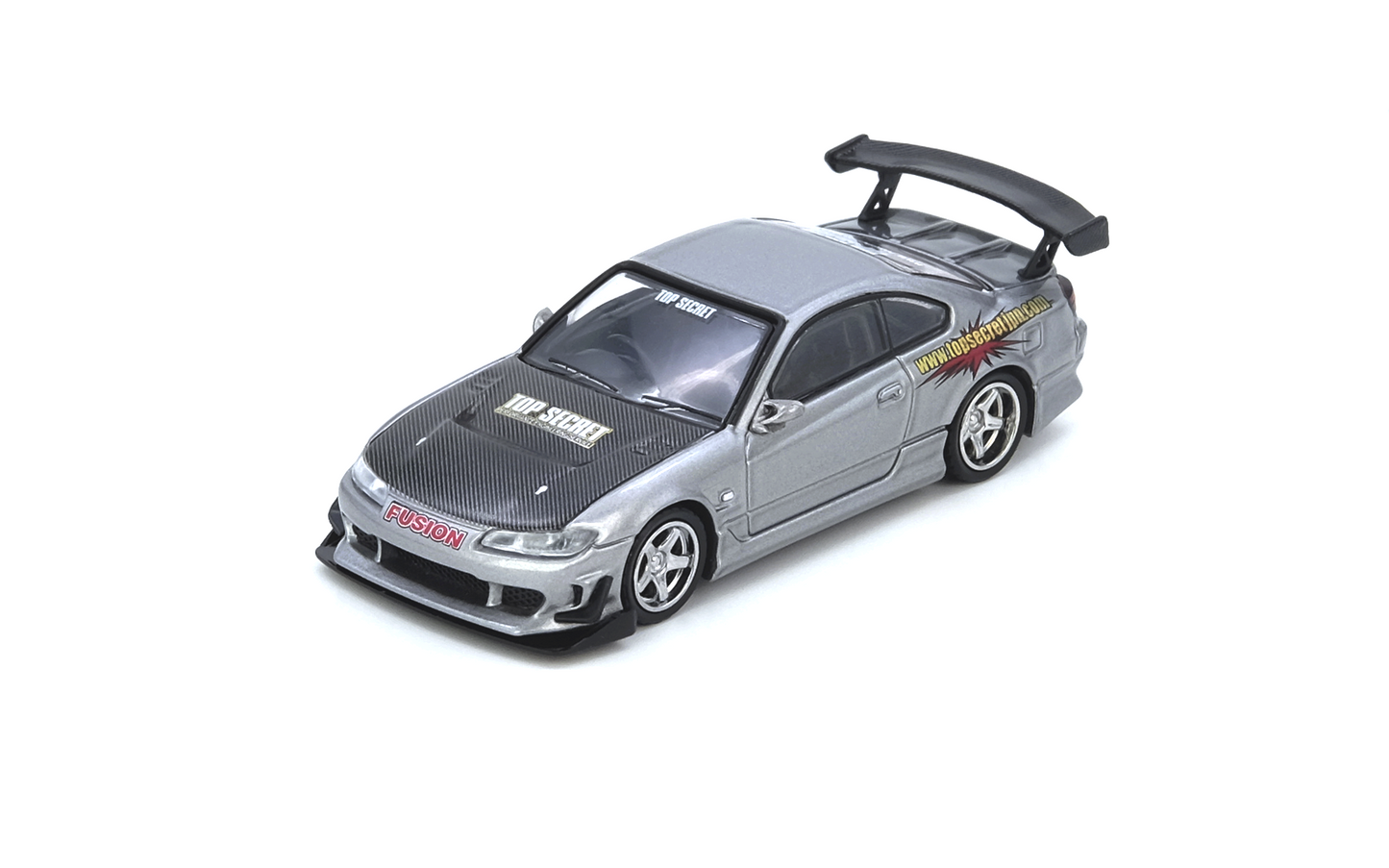 INNO64 1:64 Top Secret Silvia (S15) - Silver