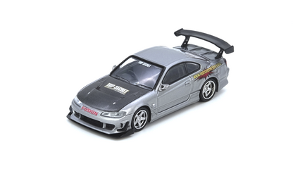 INNO64 1:64 Top Secret Silvia (S15) - Silver