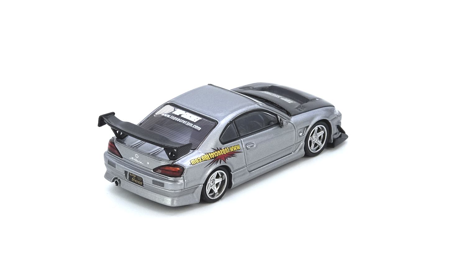 INNO64 1:64 Top Secret Silvia (S15) - Silver