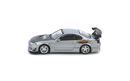 INNO64 1:64 Top Secret Silvia (S15) - Silver