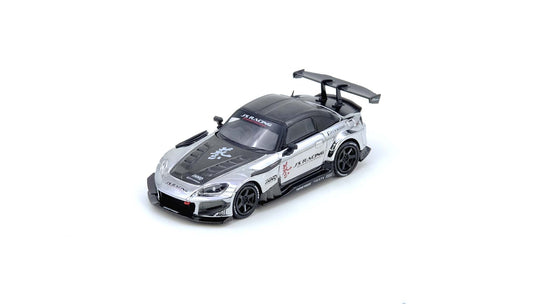 INNO64 1:64 Honda S2000 J'S Racing Tokyo Auto Salon Hong Kong 2025 - Chrome Silver