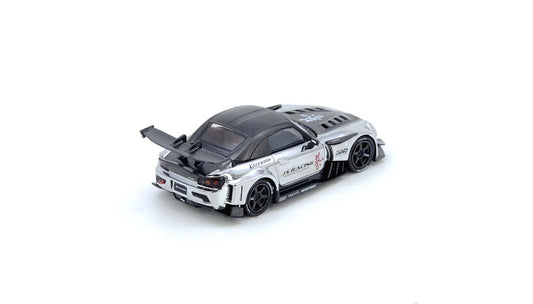 INNO64 1:64 Honda S2000 J'S Racing Tokyo Auto Salon Hong Kong 2025 - Chrome Silver