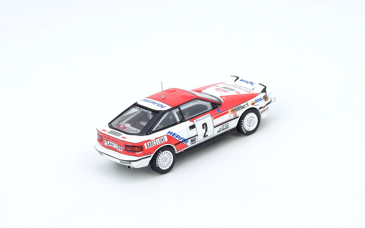 INNO64 1:64 Toyota Celica GT-FOUR (ST165) Winner Rally Monte Carlo 1991 C. Sainz / L. Moya