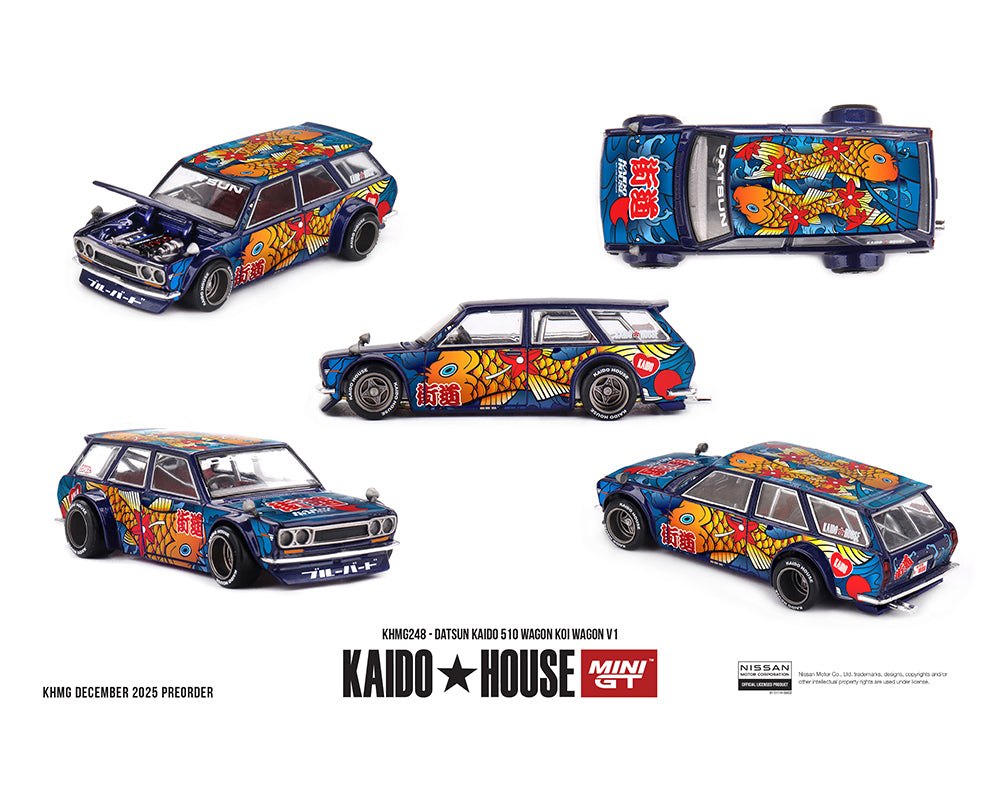 Kaido House 1:64 Datsun Kaido 510 Wagon Koi V1