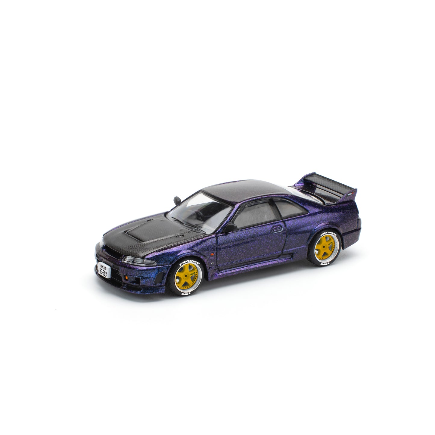 Pop Race 1:64 Nissan Skyline GT-R R33 Nismo - Midnight Purple