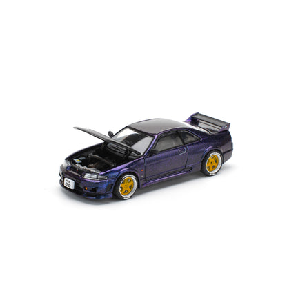 Pop Race 1:64 Nissan Skyline GT-R R33 Nismo - Midnight Purple