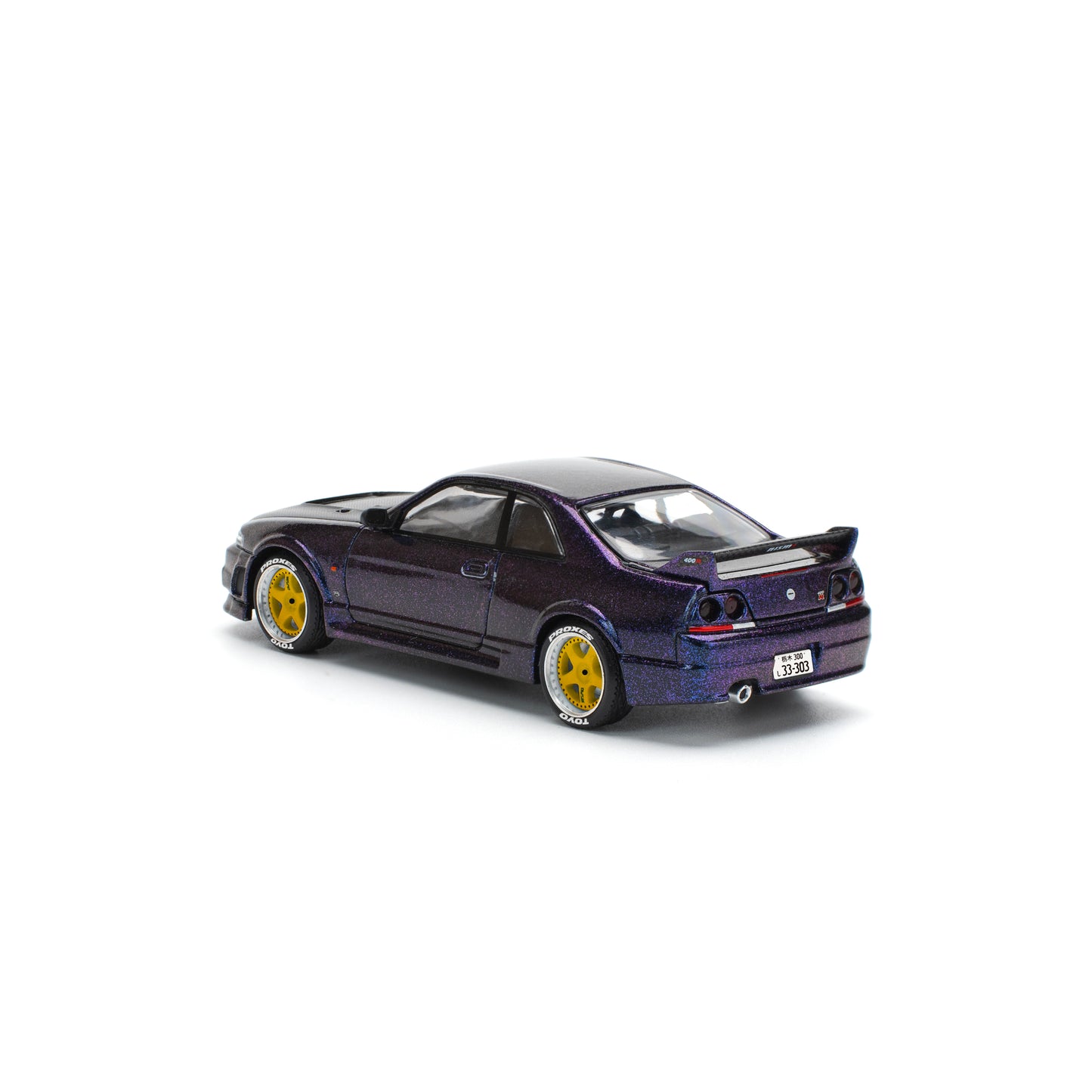 Pop Race 1:64 Nissan Skyline GT-R R33 Nismo - Midnight Purple