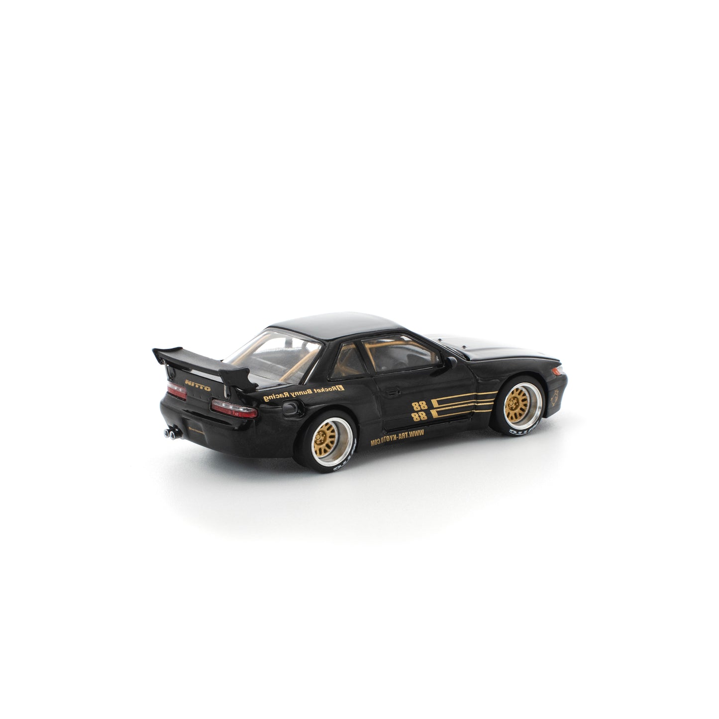 Pop Race 1:64 Pandem Nissan Silvia S13 - Black