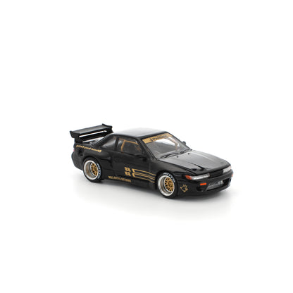Pop Race 1:64 Pandem Nissan Silvia S13 - Black