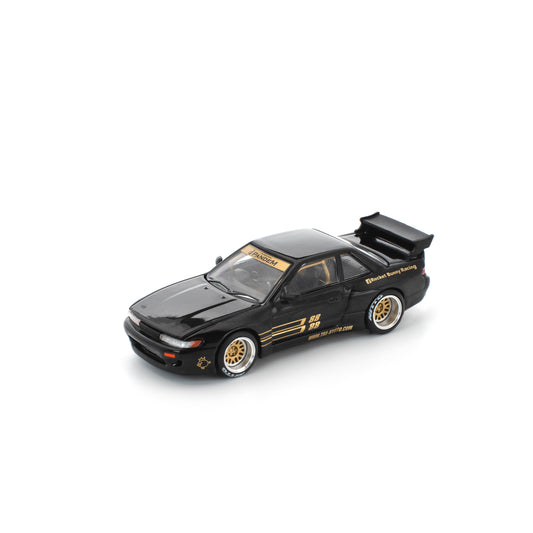 Pop Race 1:64 Pandem Nissan Silvia S13 - Black