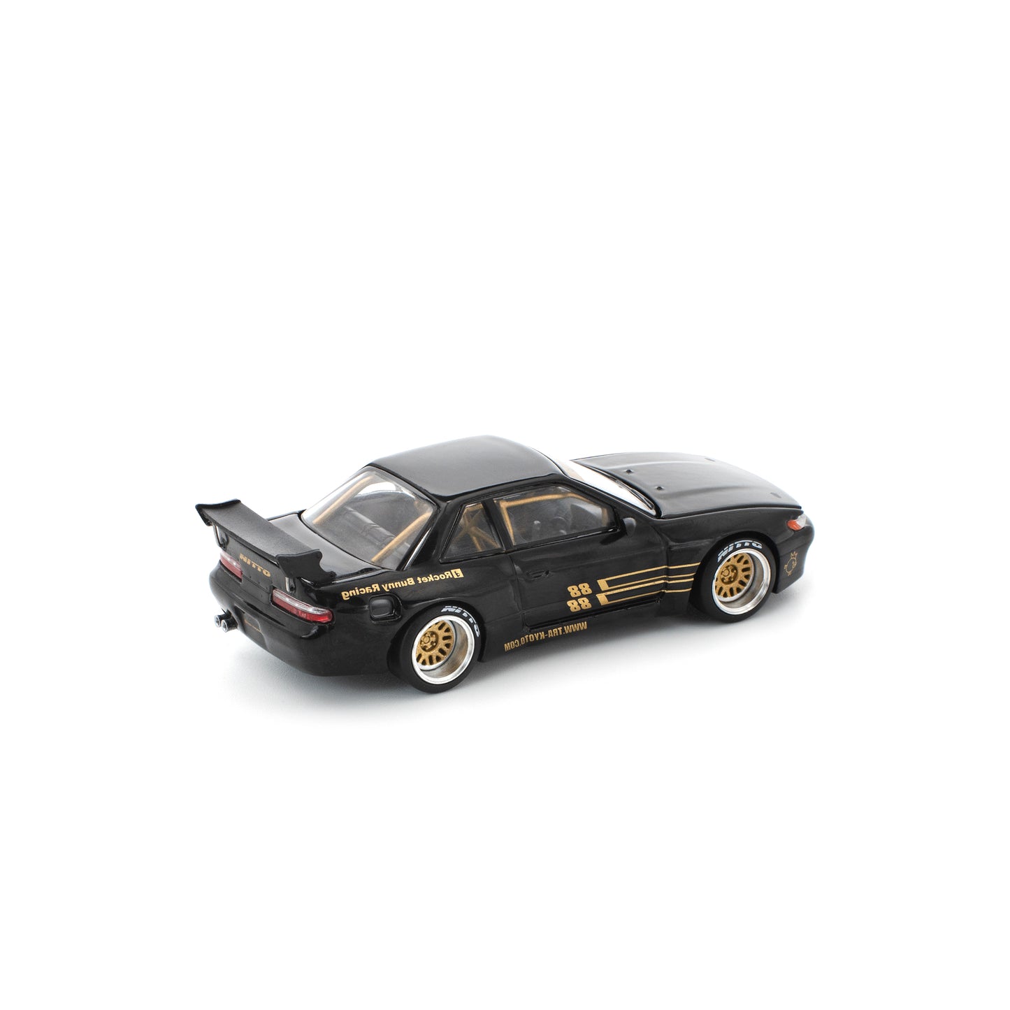 Pop Race 1:64 Pandem Nissan Silvia S13 - Black