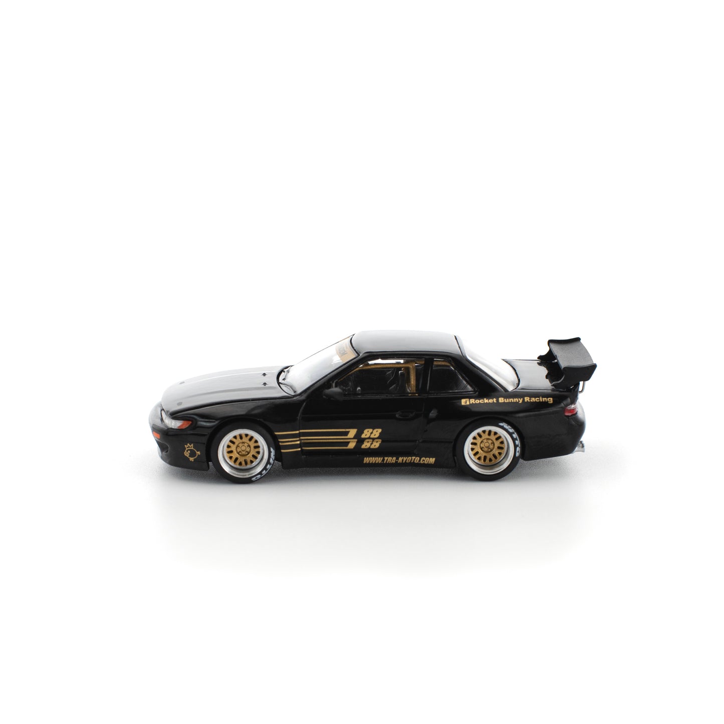Pop Race 1:64 Pandem Nissan Silvia S13 - Black
