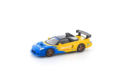 Pop Race 1:64 Spoon Honda NSX-R GT - Yellow/Blue