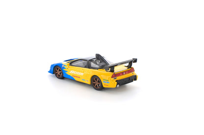 Pop Race 1:64 Spoon Honda NSX-R GT - Yellow/Blue