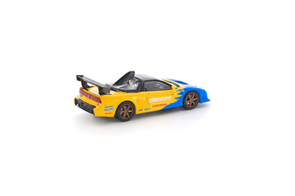 Pop Race 1:64 Spoon Honda NSX-R GT - Yellow/Blue
