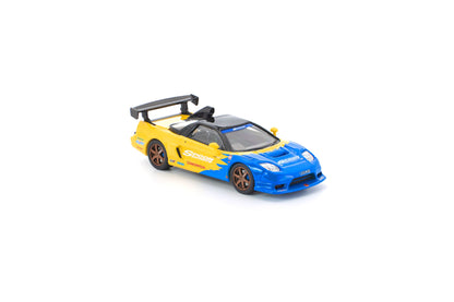 Pop Race 1:64 Spoon Honda NSX-R GT - Yellow/Blue
