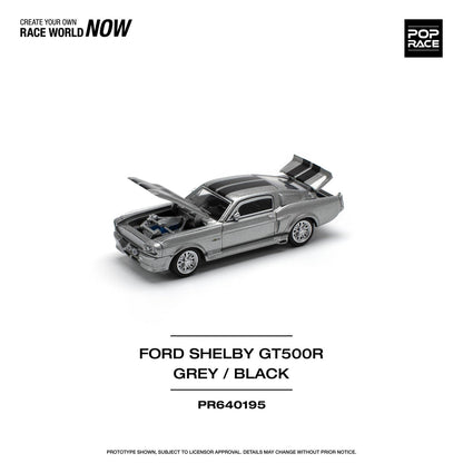 Pop Race 1:64 1967 Shelby Mustang GT500 - Grey/Black