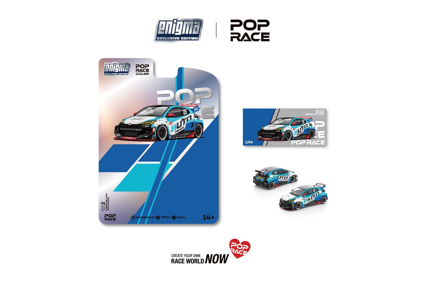 Pop Race Auto Finesse Pandem GR Yaris Enigma Edition