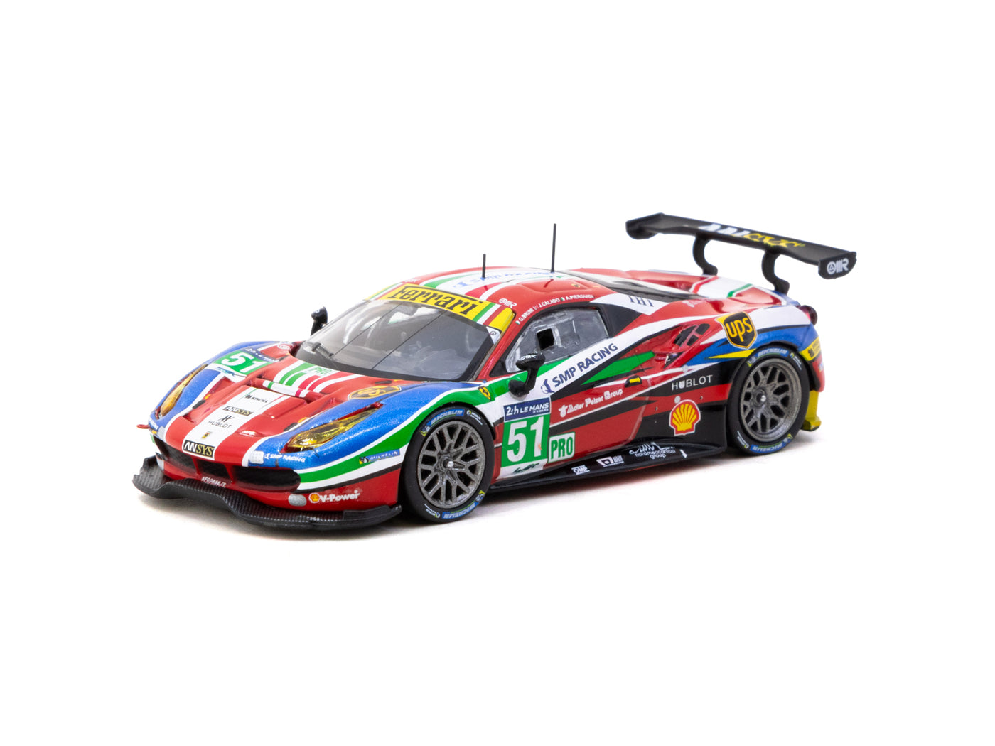 Tarmac Works HOBBY64 1:64 Ferrari 488 GTE 24h of Le Mans 2016 G. Bruni / J. Calado / A. Pier Guidi