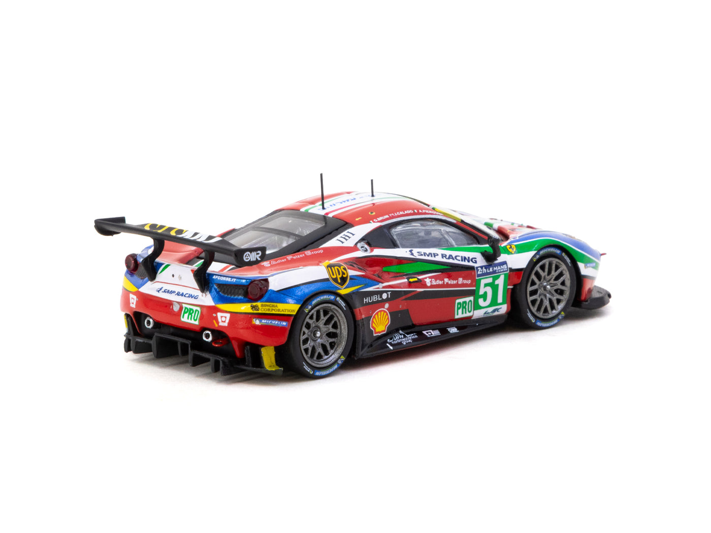 Tarmac Works HOBBY64 1:64 Ferrari 488 GTE 24h of Le Mans 2016 G. Bruni / J. Calado / A. Pier Guidi