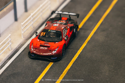 Tarmac Works X iXO Models 1:64 Ferrari 488 GT3 Macau GT Cup 2022 Harmony Racing #51 - HOBBY64