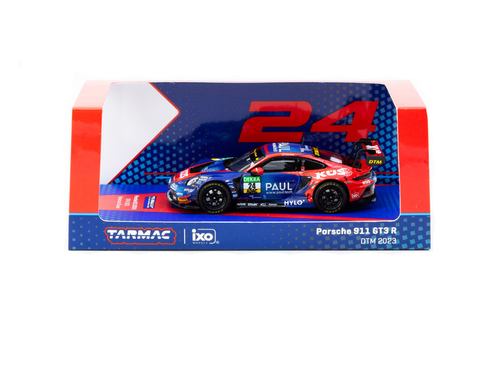 Tarmac Works X iXO Models 1:64 Porsche 911 GT3 R DTM 2023 #24 - HOBBY64
