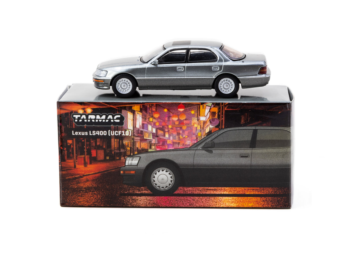 Tarmac Works 1:64 Global Lexus LS400 (UCF10) - Flint Grey