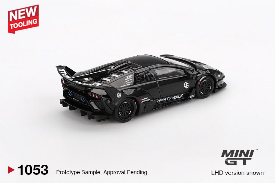 Mini GT 1:64 Lamborghini LB-Silhouette WORKS MURCIELAGO GT- Evo Black