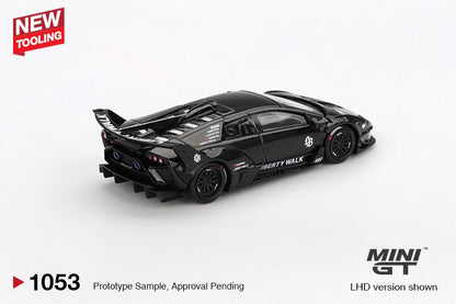Mini GT 1:64 Lamborghini LB-Silhouette WORKS MURCIELAGO GT- Evo Black