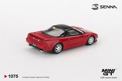 Mini GT 1:64 Honda NS-X Prototype Midship Sports 1989 Ayrton Senna w/Figure