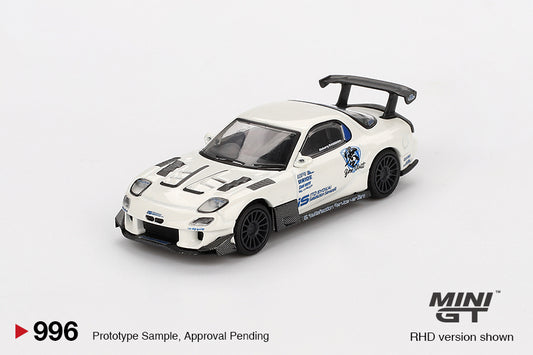 Mini GT 1:64 Mazda RX-7 (FD3S) Itosyoukai Rei-gouki with RE Amemiya - White