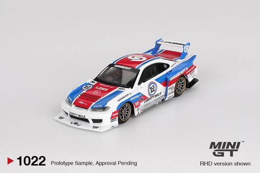 Mini GT 1:64 Nissan LB-Super Silhouette S15 SILVIA GARASIDRIFT x LBWK 2025