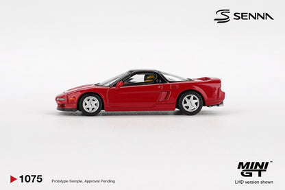 Mini GT 1:64 Honda NS-X Prototype Midship Sports 1989 Ayrton Senna w/Figure