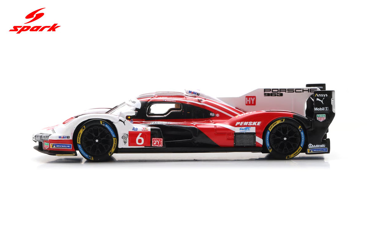 Spark 1:64 Porsche 963 No. 6 Porsche Penske Motorsport 2nd Le Mans 24H 2025