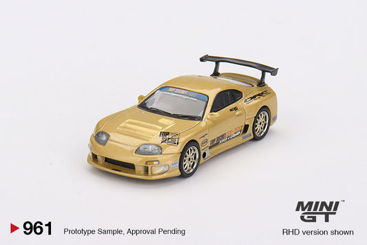 Mini GT 1:64 Toyota Supra (A80) Top Secret GT-300 – Top Secret Gold