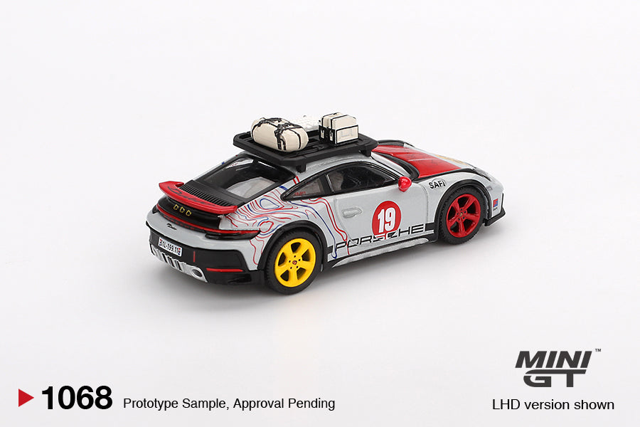 Mini GT 1:64 Porsche 911 Dakar "Mr. Darkar"- Silver