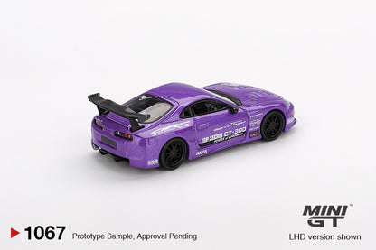 Mini GT 1:64 Toyota Supra (A80) Top Secret GT-300 Top Secret Purple
