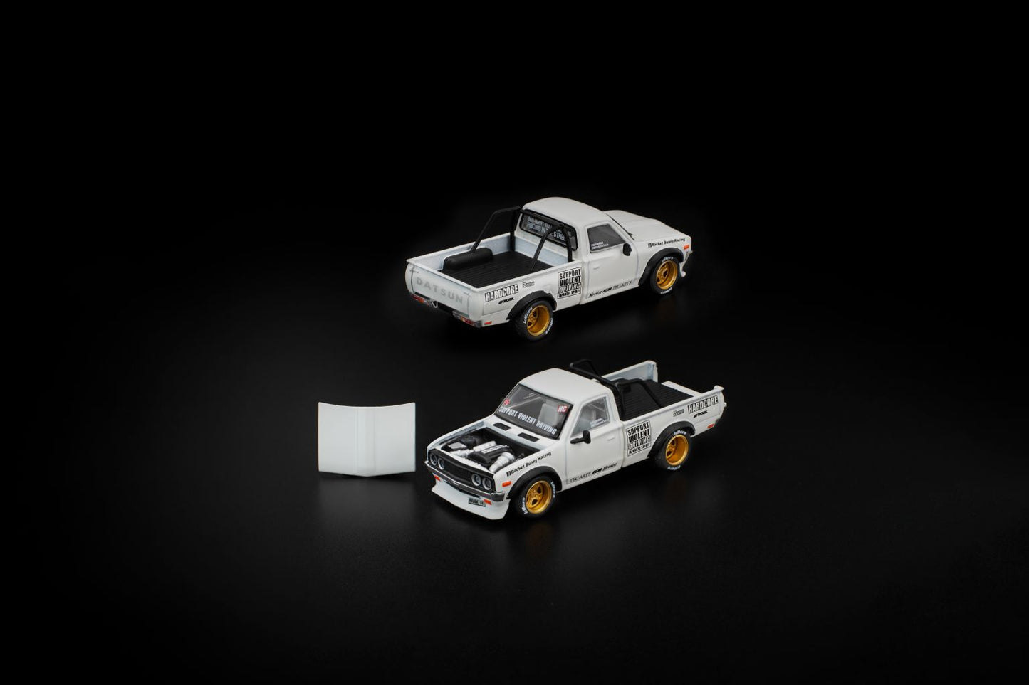 Pop Race 1:64 Pandem Datsun 620 - White