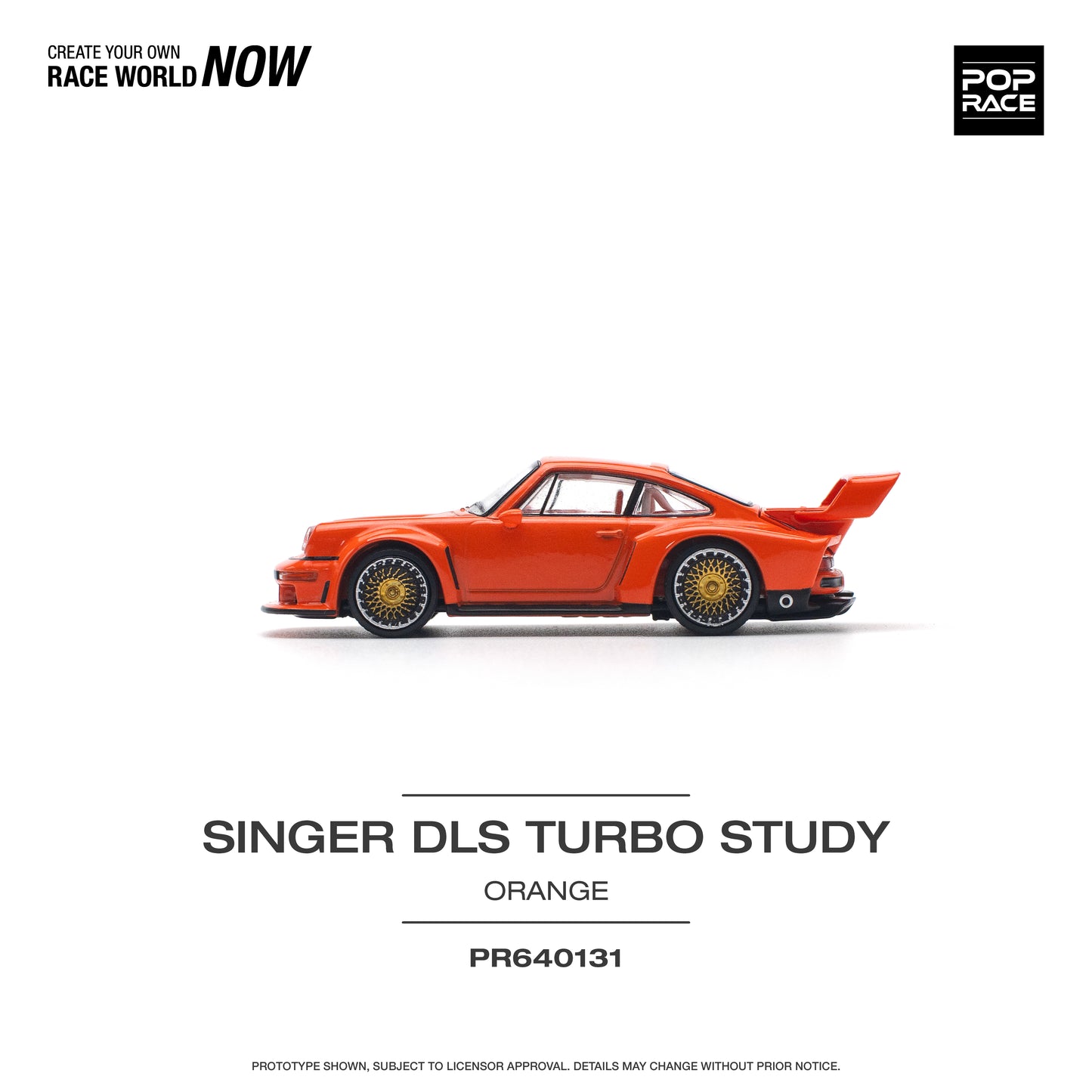 Pop Race 1:64 Singer DLS Turbo (Track) - Orange