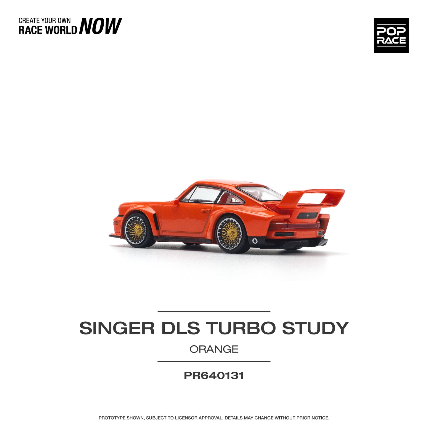 Pop Race 1:64 Singer DLS Turbo (Track) - Orange