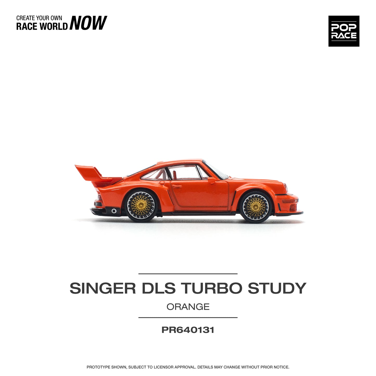 Pop Race 1:64 Singer DLS Turbo (Track) - Orange