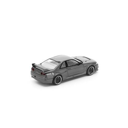 Pop Race 1:64 R33 GT-R - Dark Chrome Series