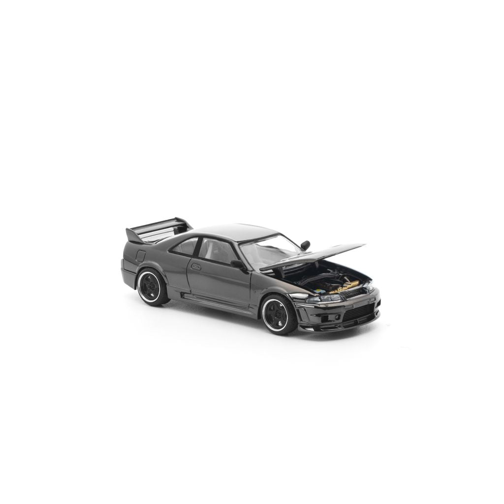 Pop Race 1:64 R33 GT-R - Dark Chrome Series